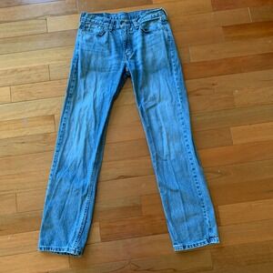 Levis 514 Straight Fit Jeans Mens 30x32 Medium Wash Blue Denim Pants